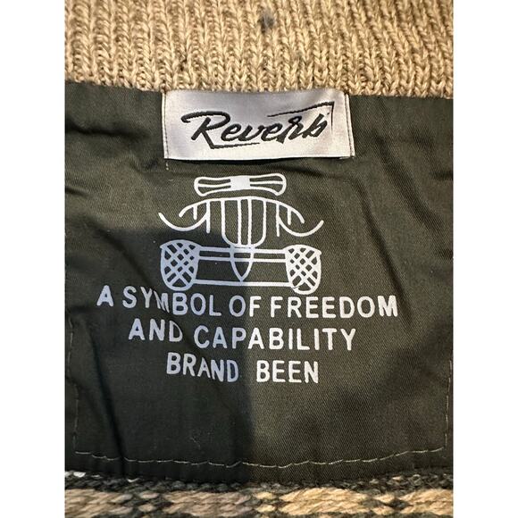 Reverb Vintage Men's Fair Isle Full Zip Cardigan Sweater – Approx. Size XL Y2K - Picture 4 of 8